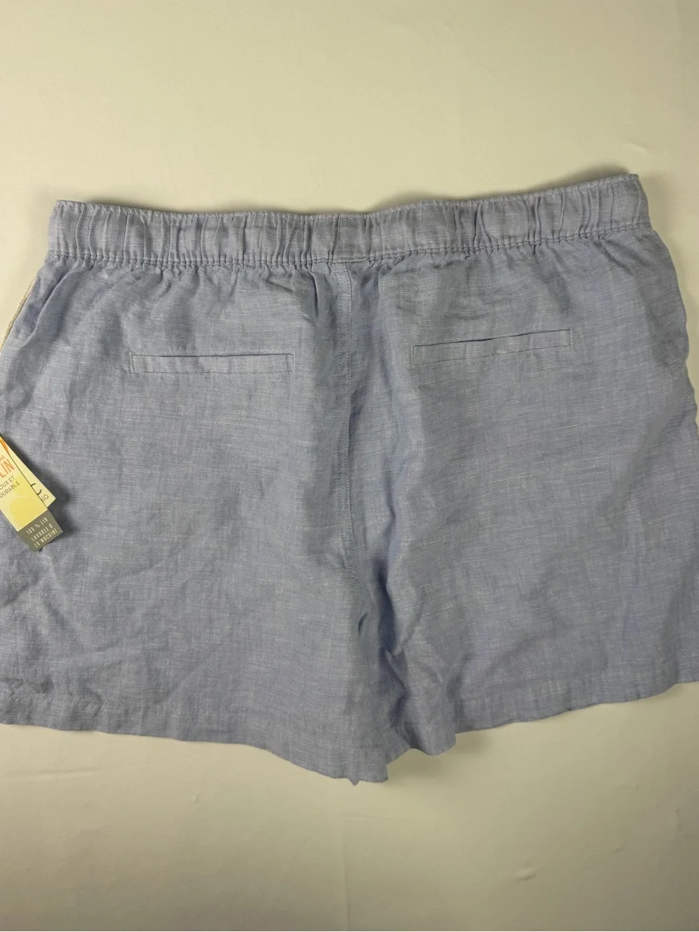 C&C California Chambray Drawstring Shorts in Light Blue - Perfect XL